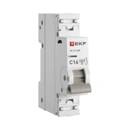 Автоматический выключатель EKF ВА 47-63N 1P 16А (C) 4,5 кА PROXIMA M634116C