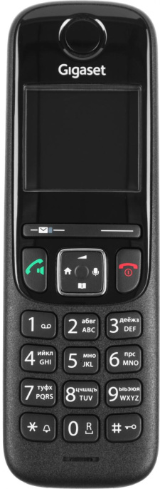 Gigaset [L36852-H2836-S311] AS690A Trio RUS черный труб. в компл.:3шт автооветчик АОН