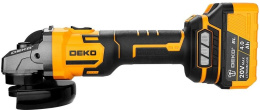 Аккум. углошлифовальная машина Deko DKAG-125 9000об/мин рез.шпин.:M14 d 125мм 083-1063