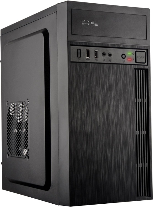 Корпус mATX KINGPRICE KPCC-MN210, Mini-Tower, без БП,  черный