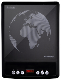 Настольная плита индукционная SunWind SCI-0501, стеклокерамика, черный
