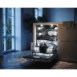 Встраиваемая посудомоечная машина ASKO DFI778UXXL, 60 см, 17 комплектов, 4 уровня загрузки, 15 программ, Status Light, Aqua Safe, сушка Turbo Combi Drying, Wi-Fi, авто. открывание двери, нажимное открывание, авто