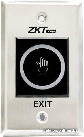 Кнопка выхода ZKTeco TLEB102 напряжение переключения: 9-16 В постоянного тока, номинальный ток: 2А, выходной контакт: НО/НЗ/COM, 100 000 тестов за 3 месяца, диапазон обнаружения: 2-10
