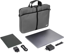 Сумка для ноутбука 17.3" Digma W-210 серый/черный полиэстер W210GBK