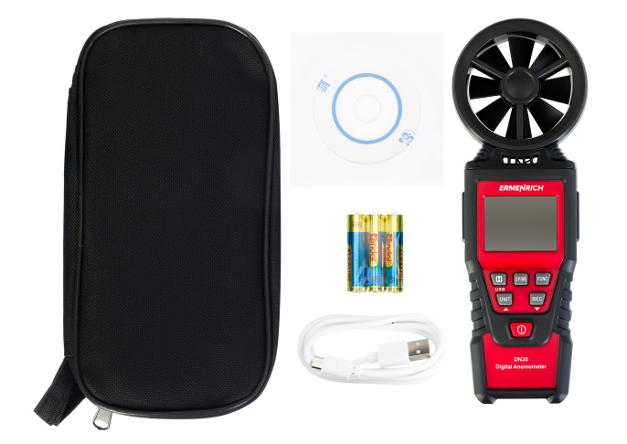 Цифровой анемометр Ermenrich Seek DN30