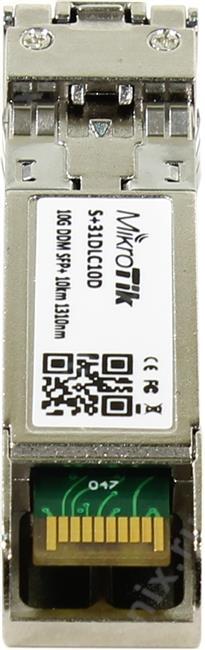 Трансивер MikroTik SFP+ module 10G SM 10km 1310nm Dual LC-connector repl. XS+31LC10D (S+31DLC10D)