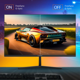 27" Монитор SunWind SM-27FI221, 1920x1080, IPS, 100Гц, 1хHDMI, 1хDP, черный [sm27sb01]