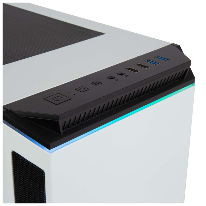 Корпус ATX HIPER PW81, Midi-Tower, без БП, белый