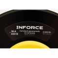 Силовой удлинитель Inforce на катушке 4 гнезда, с/з КГ 3х2,5 16A 50м IP20 GRANITE ZG 09-15-10
