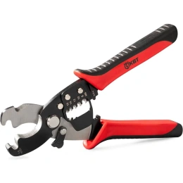 Кабельные ножницы КВТ MC-07 серия ПРАКТИК для резки проводов ∅ до 15 мм с функцией снятия изоляции 86619