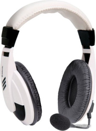 Наушники с микрофоном Defender Gryphon 750 WHITE Регулят. громк., 2м кабель 63747
