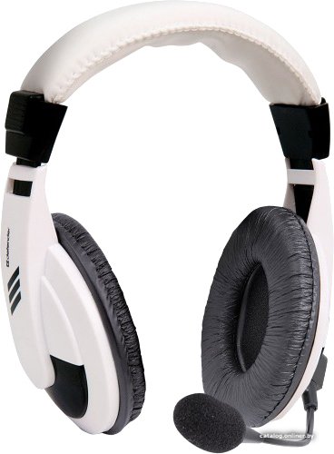 Наушники с микрофоном Defender Gryphon 750 WHITE Регулят. громк., 2м кабель 63747