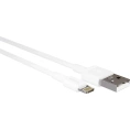 Дата-кабель More Choice USB 2.0A для Lightning 8-pin TPE 0.25м K14i White