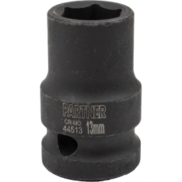 Головка ударная 6-гранная 13 мм, 1/2"DR Partner  PA-44513(13038)