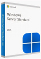 Microsoft Win Server Std 2025 64-bit English 1pk Desktop OEI DVD 24 Cor EP2-25205