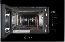 Встраиваемая микроволновая печь LEX Bimo 20.01, 20л, 700Вт, черный [chve000001]