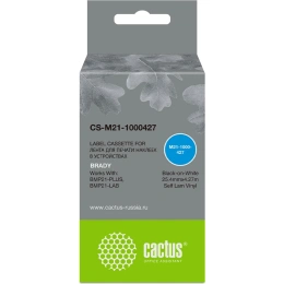 Картридж Cactus ленточный CS-M21-1000427 черный для Brady BMP21-PLUS, BMP21, BMP21-LAB 1791304