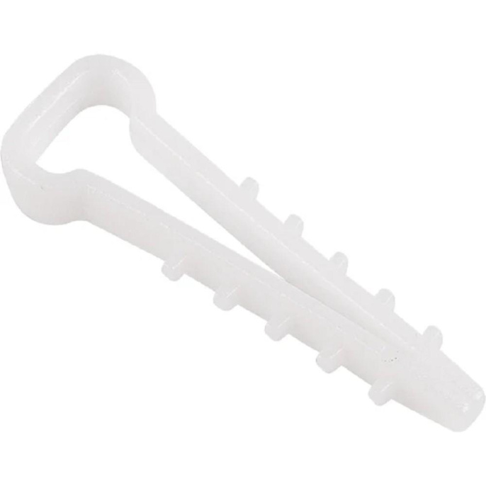 Rexant 07-4610 Дюбель-хомут 5-10мм, прямоугольный, белый 100 шт/уп