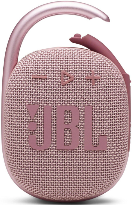 Колонка порт. JBL Clip 4 розовый 5W 1.0 BT 15м 500mAh JBLCLIP4PINK