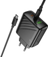 Сетевое зар./устр. Hoco CS26A Article 45W 3A PD+QC+AFC универсальное черный PD45W