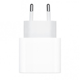 Сетевое зарядное устройство Apple A2347, USB type-C, 20Вт, 2.2A, белый [mhje3zm/a]
