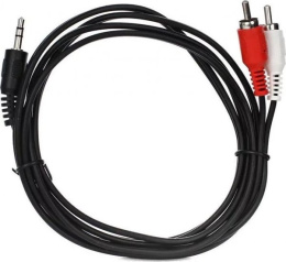VCOM VAV7183-10M Кабель соединительный 3.5 Jack M - 2xRCA M , стерео, аудио, 10m