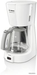 Кофеварка Bosch TKA3A031 капельная, 1100 Вт, тип используемого кофе: молотый, объем резервуара для воды: 1 л, объем кофейника: 1.25 л, количество порций: 10-15, размер фильтра