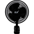 Настольный бытовой вентилятор RIX RDF-1500WB Black 49791