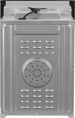 Духовой шкаф электрический LEX EDM 4570 BL, 53л, дверца с 2 стеклами, стекло черное