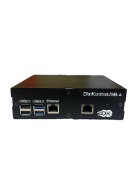 Устройство аппаратного подключения по сети DistKontrolUSB-4 с Доп. Ethernet портом 1 Gb