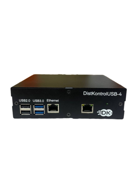 Устройство аппаратного подключения по сети DistKontrolUSB-4 с Доп. Ethernet портом 1 Gb