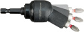 Насадка Milwaukee Knuckle Shockwave c набором бит 10шт (4932459781) (угловая, для тяжелых условий работы, подходит для работы в ограниченных и тесных пространствах 0-30°)