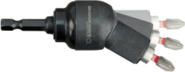Насадка Milwaukee Knuckle Shockwave c набором бит 10шт (4932459781) (угловая, для тяжелых условий работы, подходит для работы в ограниченных и тесных пространствах 0-30°)