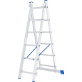 СИБРТЕХ Лестница, 2 х 6 ступеней, алюминиевая, двухсекционная, Россия [97906]