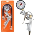 Пистолет для накачки шин Airline ПШ3 с манометром, 15 Атм ATBU034