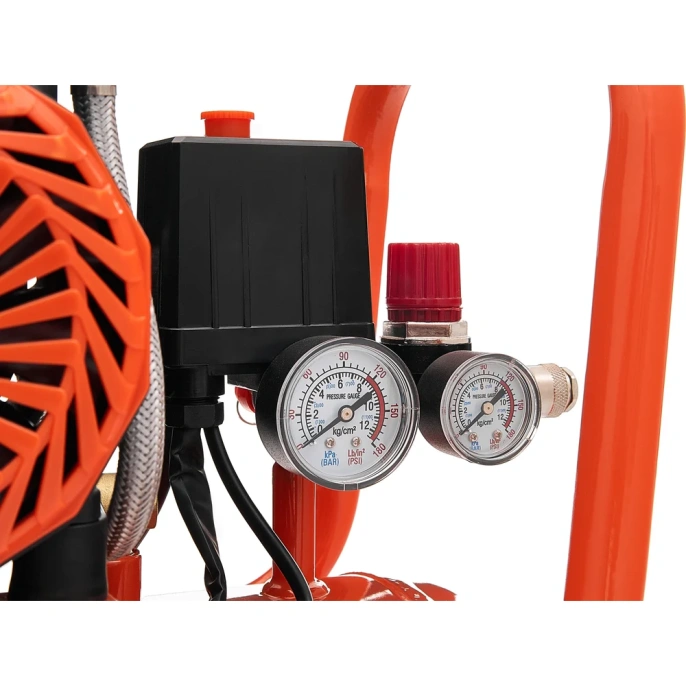 Безмасляный малошумный компрессор (50 л; 8 бар; 365 л/мин) Gigant GSWK-50/2800