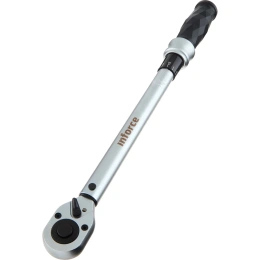 Динамометрический ключ 1/2" 40-210 Нм Inforce, Длина 460мм, Сталь Cr-V, Профессиональный, 06-05-105