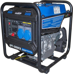 Бензиновый генератор REDBO GPT-5000CK, 220 В, 3.8кВт [39792]