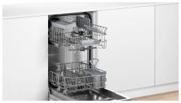Встраиваемая посудомоечная машина Bosch SPV2IKX10E,  узкая, ширина 44.8см, полновстраиваемая, загрузка 9 комплектов