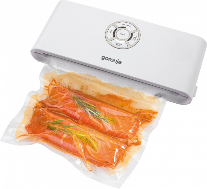 Вакуумный упаковщик Gorenje VS120W 120Вт 9л/мин шир.пак.:30см белый