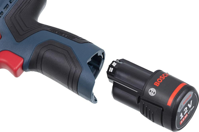 Дрель-шуруповерт Bosch GSR 120-LI, 2Ач,  с двумя аккумуляторами [06019g8000]