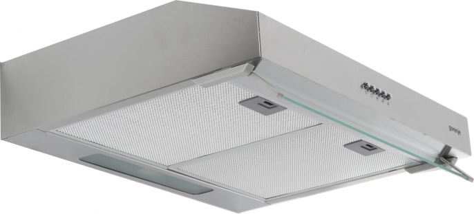 Вытяжка козырьковая Gorenje WHU629EX/M, управление кнопочное, нержавеющая сталь