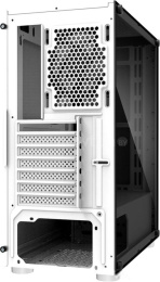 Корпус Zalman R2 Белый сталь-стекло-пластик, толщина металла 0.6мм, с боковым окном, 2xUSB2.0, 1xUSB3.0, Audio x 1, Mic x 1, LED button, без БП, ATX, отсеки 3.5" - 2, отсеки 2.5" - 2, слотов расширения 7