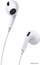 Наушники Baseus NGCR020002 Encok 3.5mm lateral in-ear Wired Earphone H17 White (с микрофоном, вставные, портативные, 20-20000 Гц, кабель 1.1 м)