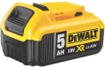 Батарея аккумуляторная DeWALT DCB184-XJ, 18В, 5Ач, Li-Ion