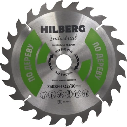 Диск пильный Hilberg Industrial Дерево 230x32/30x24Т HW233