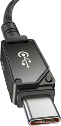 Кабель Baseus P10355800111-00 Unbreakable Series Fast Charging Data Cable Type-C to Type-C 100W 1m Cluster Black быстрая зарядка, передача данных