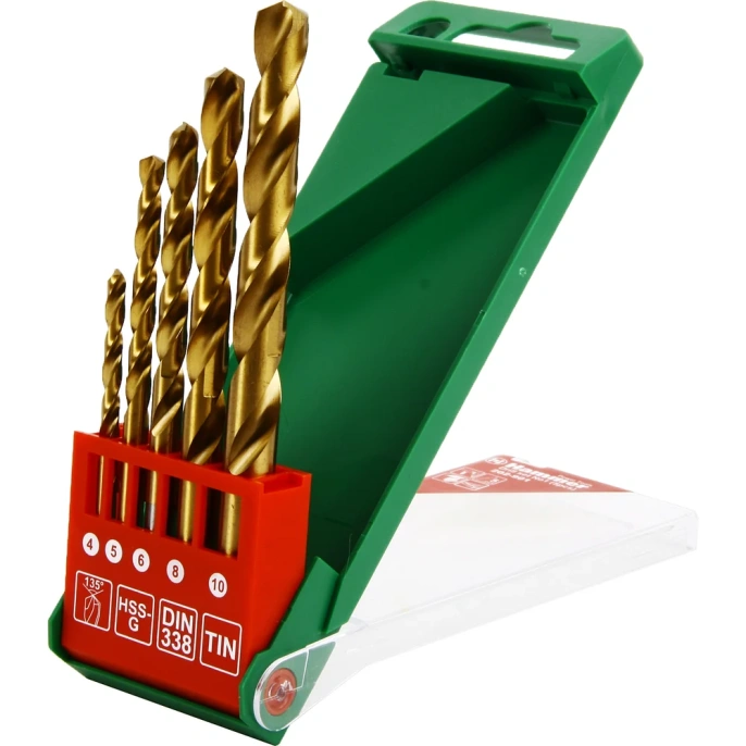 Набор сверл по металлу Flex 202-901 DR №1 (5 шт; 4-10 мм) HAMMER 30782