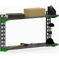 Модульный стеллаж ООО Металекс Metalex серии FLY, 500x1000x200, 2 полки SMFII5010020