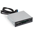 Картридер Exegate «Картридер USB3.0 ExeGate <CR-611U3> (внутренний, 3.5», мультиформатный:» SD/SDHC/SDXC/MMC/microSD/T-Flash/CF/MS/MS micro/XD, 1 доп.порт USB3.0, черный, металл) (133273) EX293028RUS